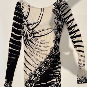 Emillio Pucci,  Black and White Abstract Print | Size: IT 36, US: XS